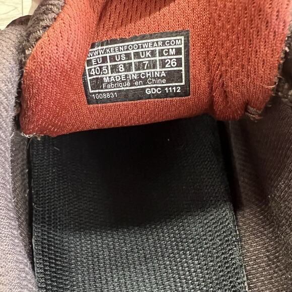 KEEN GDC 1112 Women's Hiking Shoe Brown Leather Lace Up Size 8 Fits Like 8.5 - Picture 8 of 8